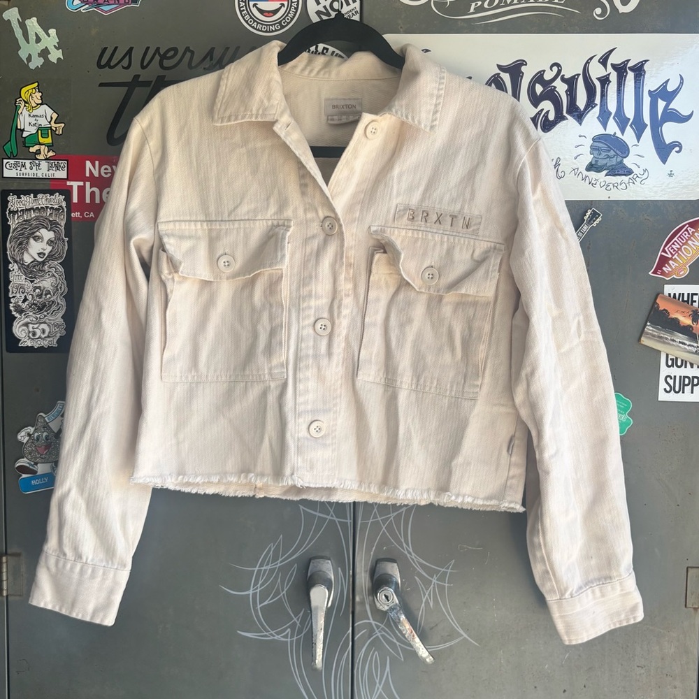 Brixton Women's Light Tan Jean Jacket
